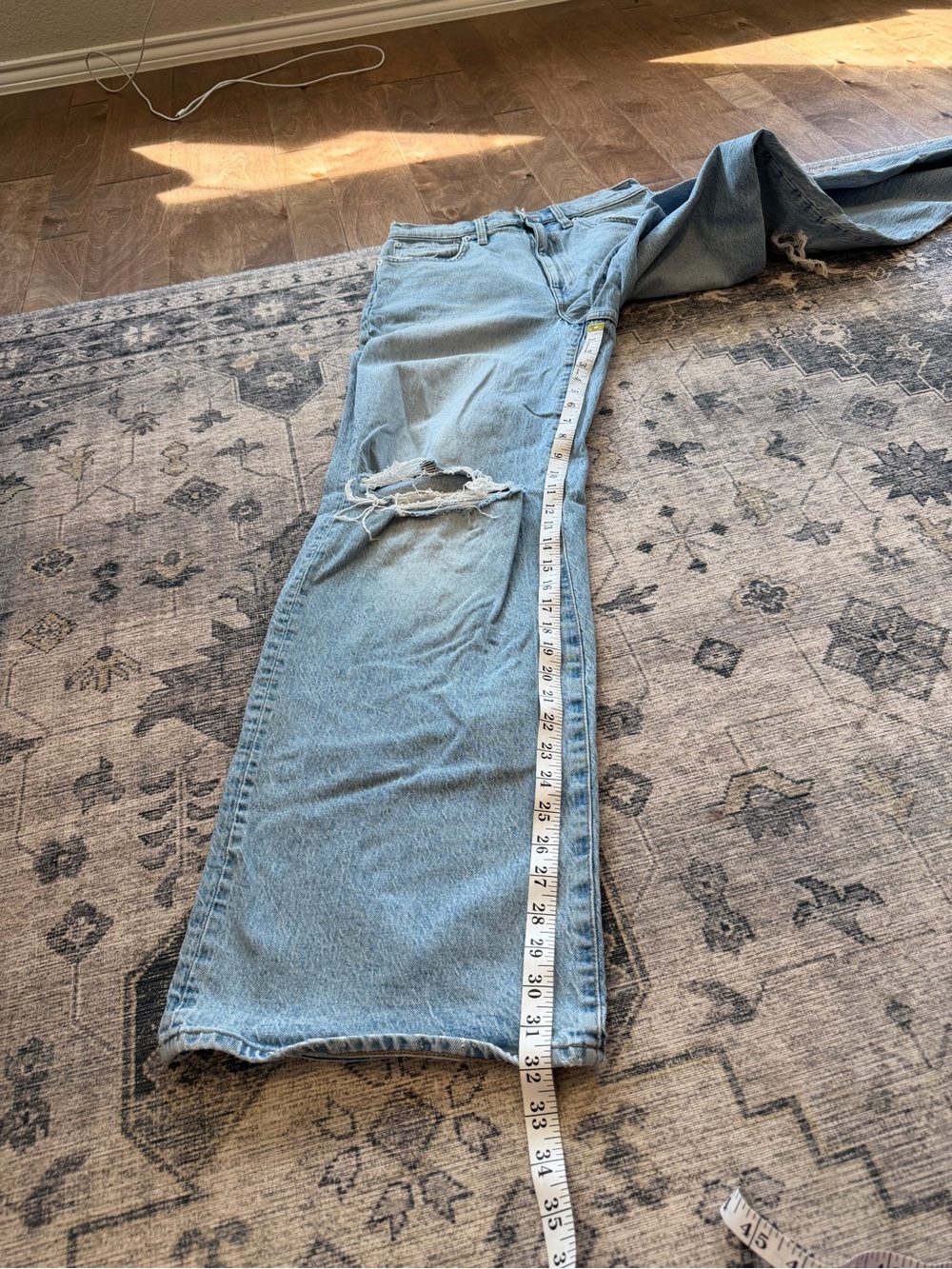 Madewell women’s super wide leg jeans size 28 - Picture 11 of 14